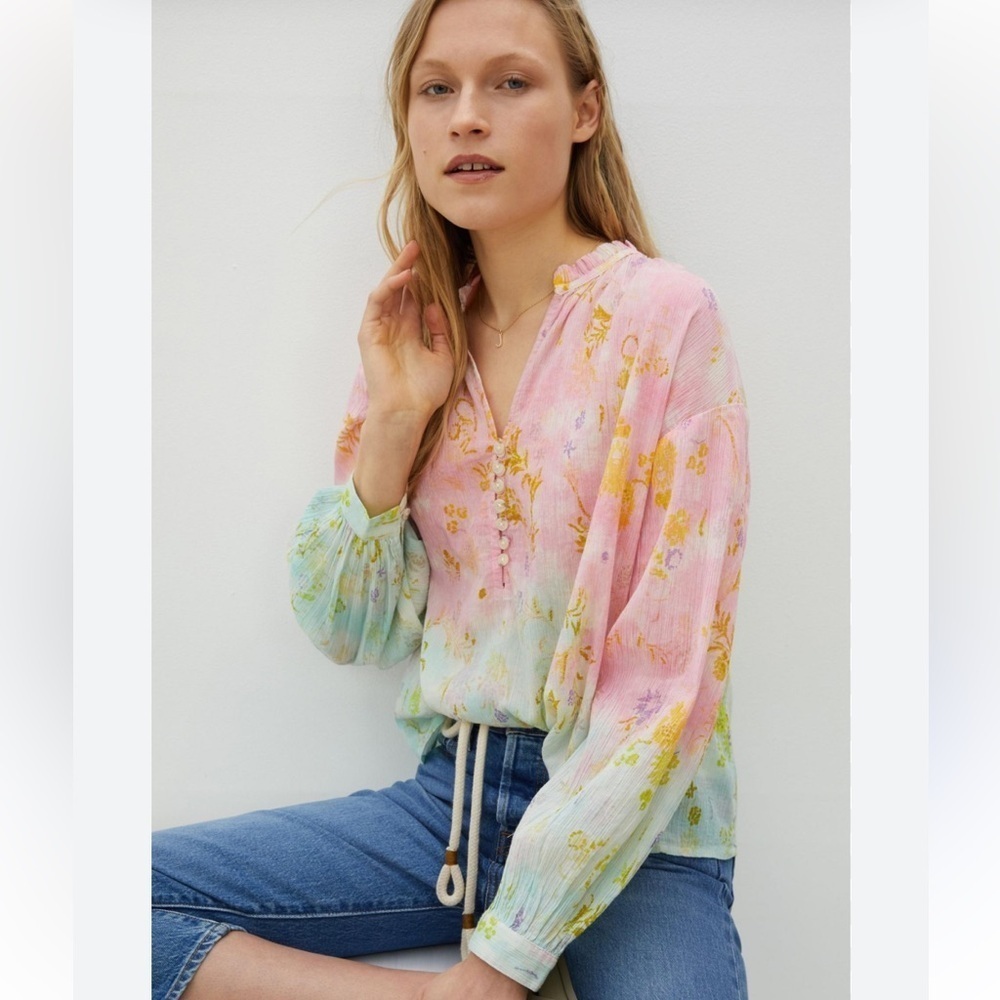 Anthropologie Pilcro The Tavi Blouse Size XS